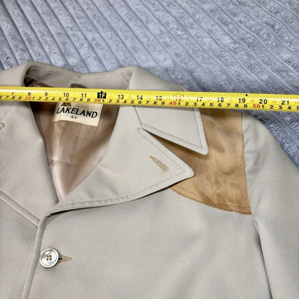 Vintage LAKELAND Men's size 44 Western style with elbow patches‎ jacket, blazer